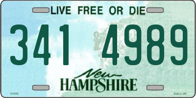 NH license plate 3414989