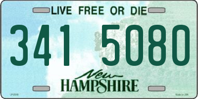 NH license plate 3415080