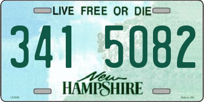 NH license plate 3415082