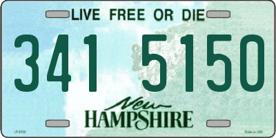 NH license plate 3415150