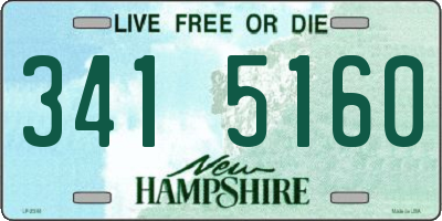NH license plate 3415160