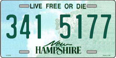 NH license plate 3415177