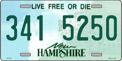 NH license plate 3415250