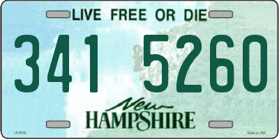 NH license plate 3415260