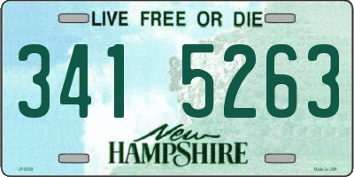 NH license plate 3415263