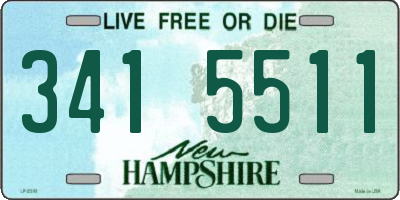 NH license plate 3415511