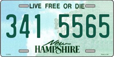 NH license plate 3415565
