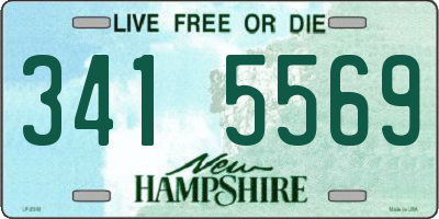 NH license plate 3415569