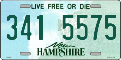 NH license plate 3415575