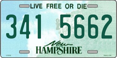 NH license plate 3415662