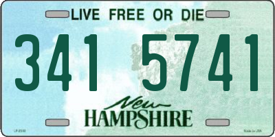 NH license plate 3415741