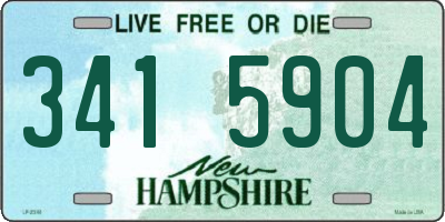 NH license plate 3415904