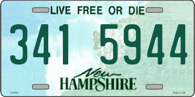 NH license plate 3415944