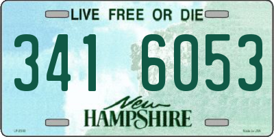 NH license plate 3416053