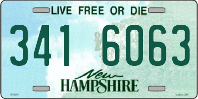 NH license plate 3416063