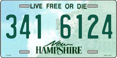 NH license plate 3416124