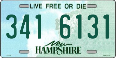 NH license plate 3416131