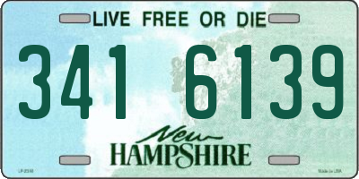 NH license plate 3416139