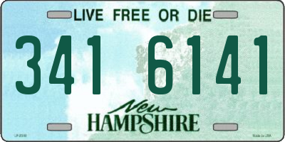 NH license plate 3416141