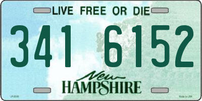 NH license plate 3416152