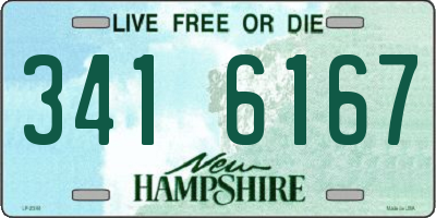 NH license plate 3416167