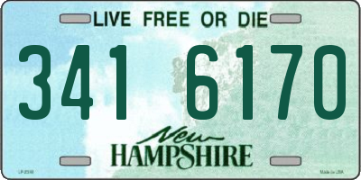 NH license plate 3416170