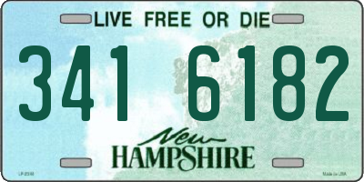 NH license plate 3416182