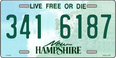 NH license plate 3416187