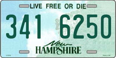 NH license plate 3416250