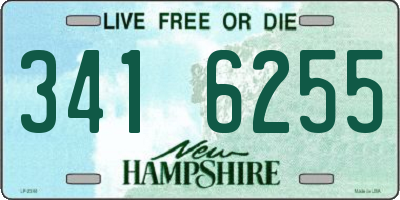 NH license plate 3416255