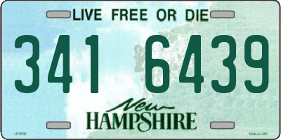 NH license plate 3416439