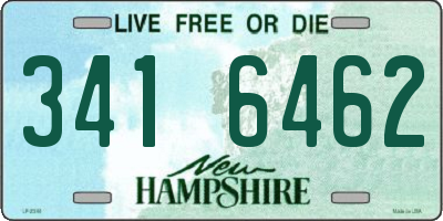 NH license plate 3416462