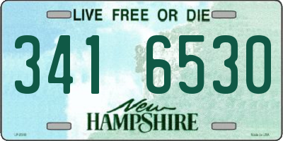 NH license plate 3416530