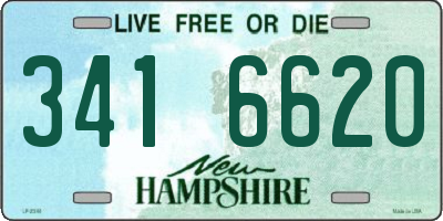 NH license plate 3416620