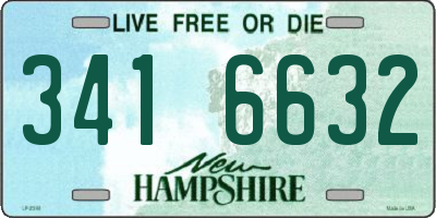 NH license plate 3416632