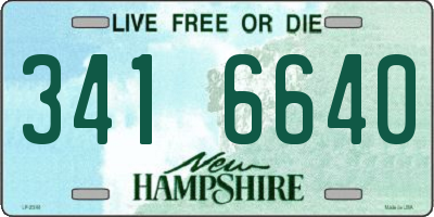 NH license plate 3416640