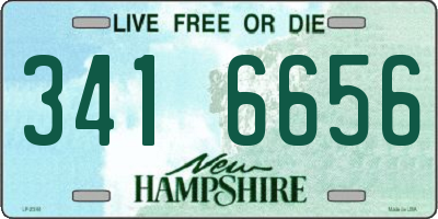 NH license plate 3416656