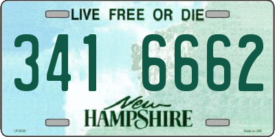 NH license plate 3416662