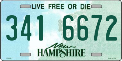 NH license plate 3416672