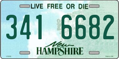 NH license plate 3416682