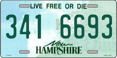 NH license plate 3416693