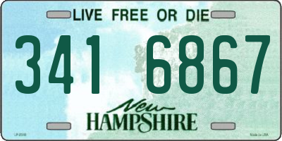 NH license plate 3416867