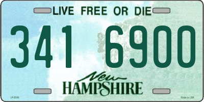 NH license plate 3416900