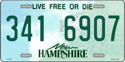 NH license plate 3416907