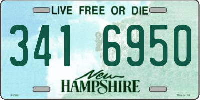 NH license plate 3416950