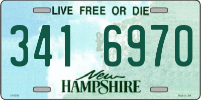 NH license plate 3416970