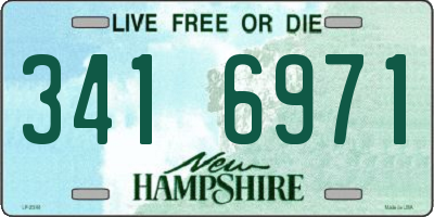 NH license plate 3416971