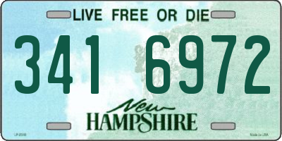 NH license plate 3416972