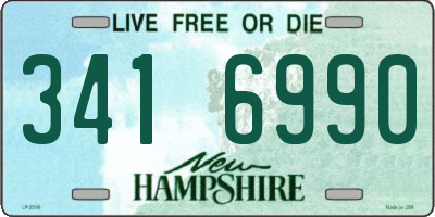 NH license plate 3416990