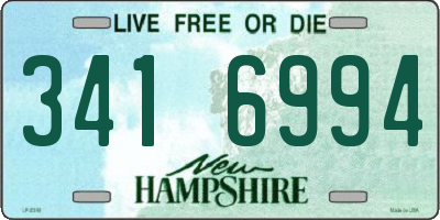 NH license plate 3416994